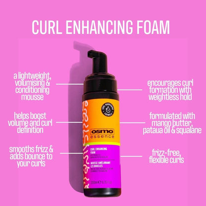Osmo Essence Mousse améliorant les boucles. 200ml Afrotix