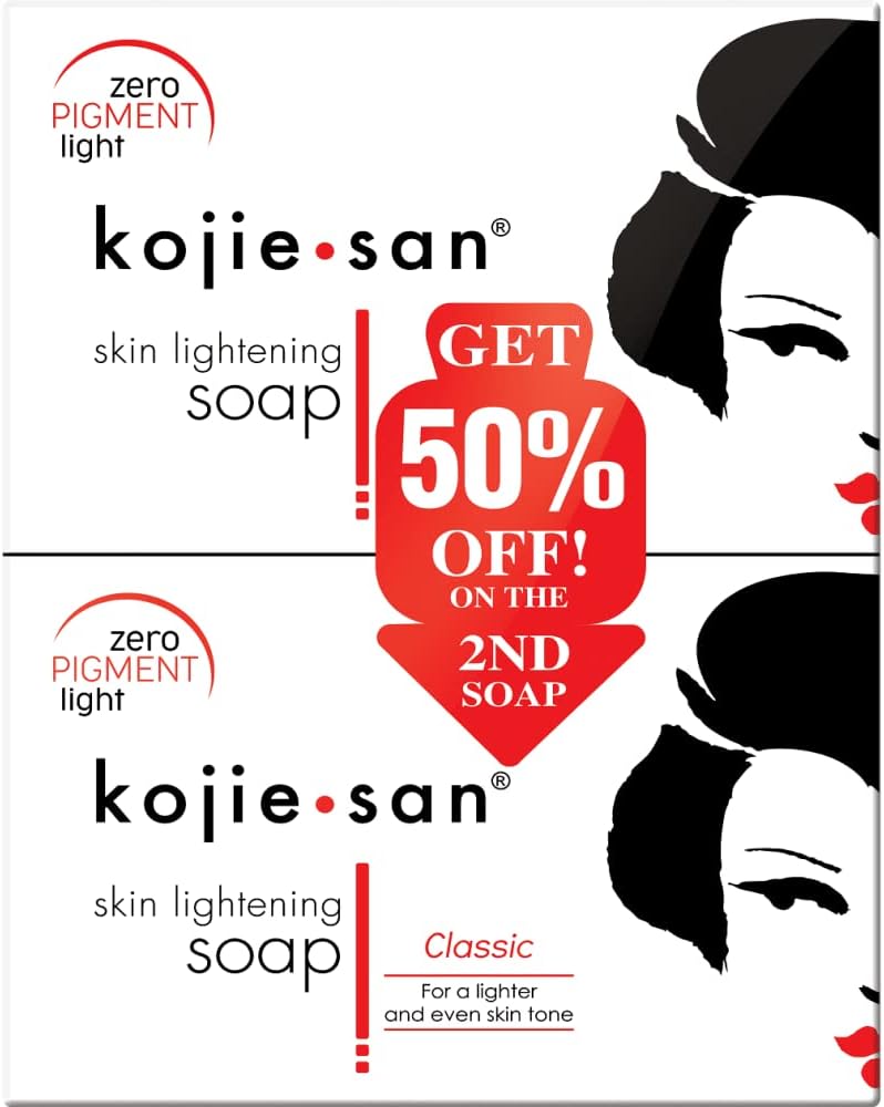 Pack Kojie san Savon Éclaircissant ( 2 fois 135 ) - Afrotix #