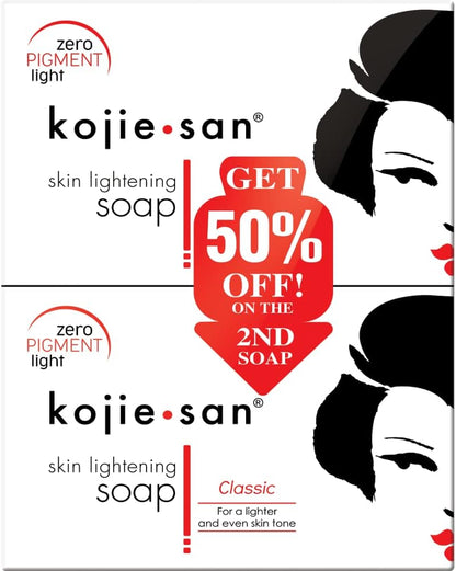 Pack Kojie san Savon Éclaircissant ( 2 fois 135 ) - Afrotix #