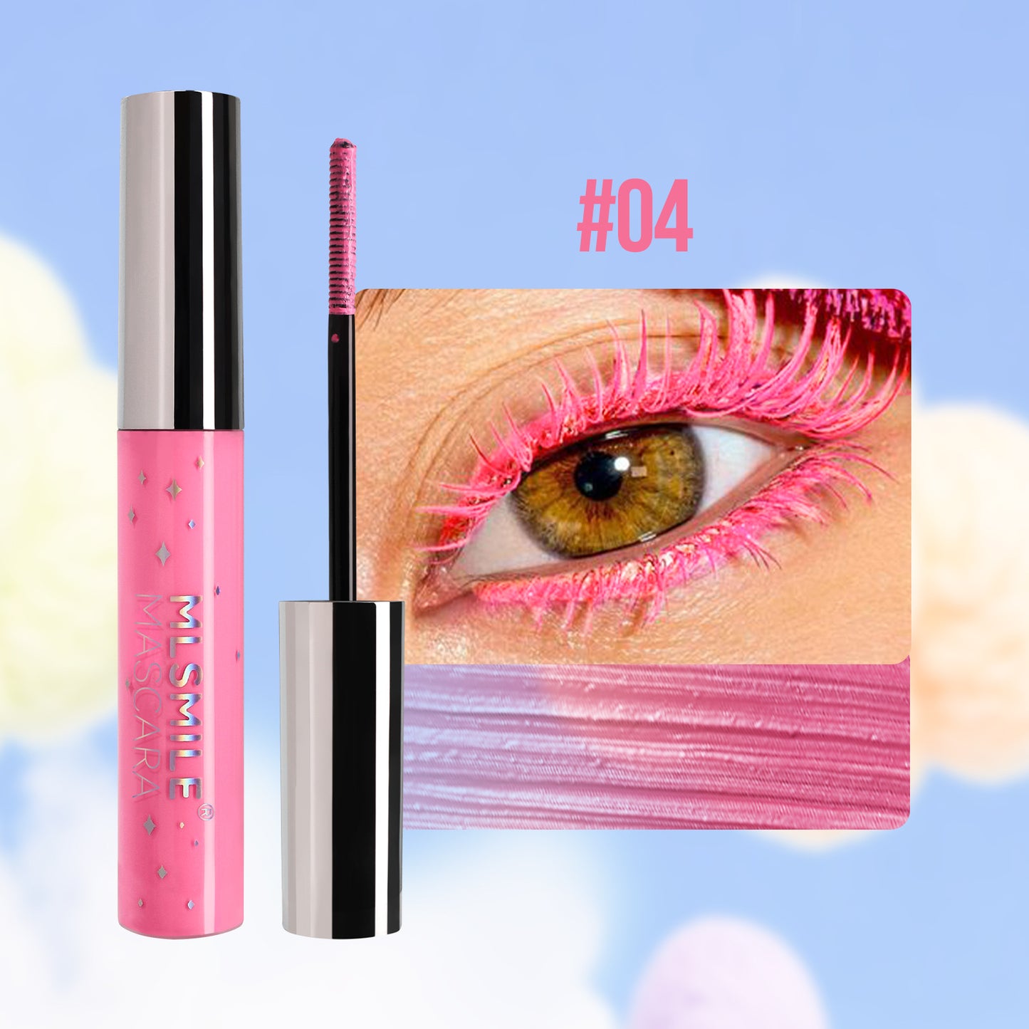 Mascara Nacré Scintillant – Waterproof & Longue Tenue