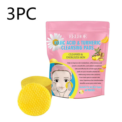 Kojic Acid Turmeric Cleansing Pads Beauty Hot-sale - Afrotix