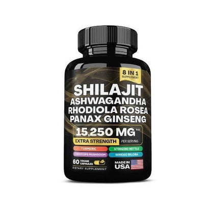 Sea moss Shilajit Frozen Collagen Peptide 2in1 Capsule Help Reduce Wrinkles eprolo