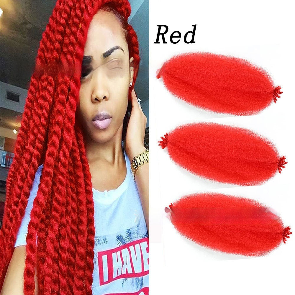 Wig Crochet Hair Springy Afro Twist Hair Chemical Fiber Wig Dreadlocks eprolo