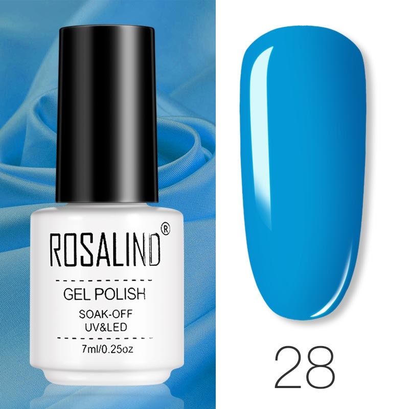 ROSALIND Gel Polish Set Manicure for Nails Semi Permanent Vernis top coat UV LED Gel Varnish Soak Off Nail Art Gel Nail Polish eprolo