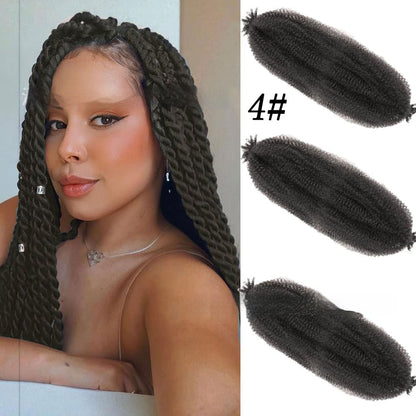 Wig Crochet Hair Springy Afro Twist Hair Chemical Fiber Wig Dreadlocks eprolo