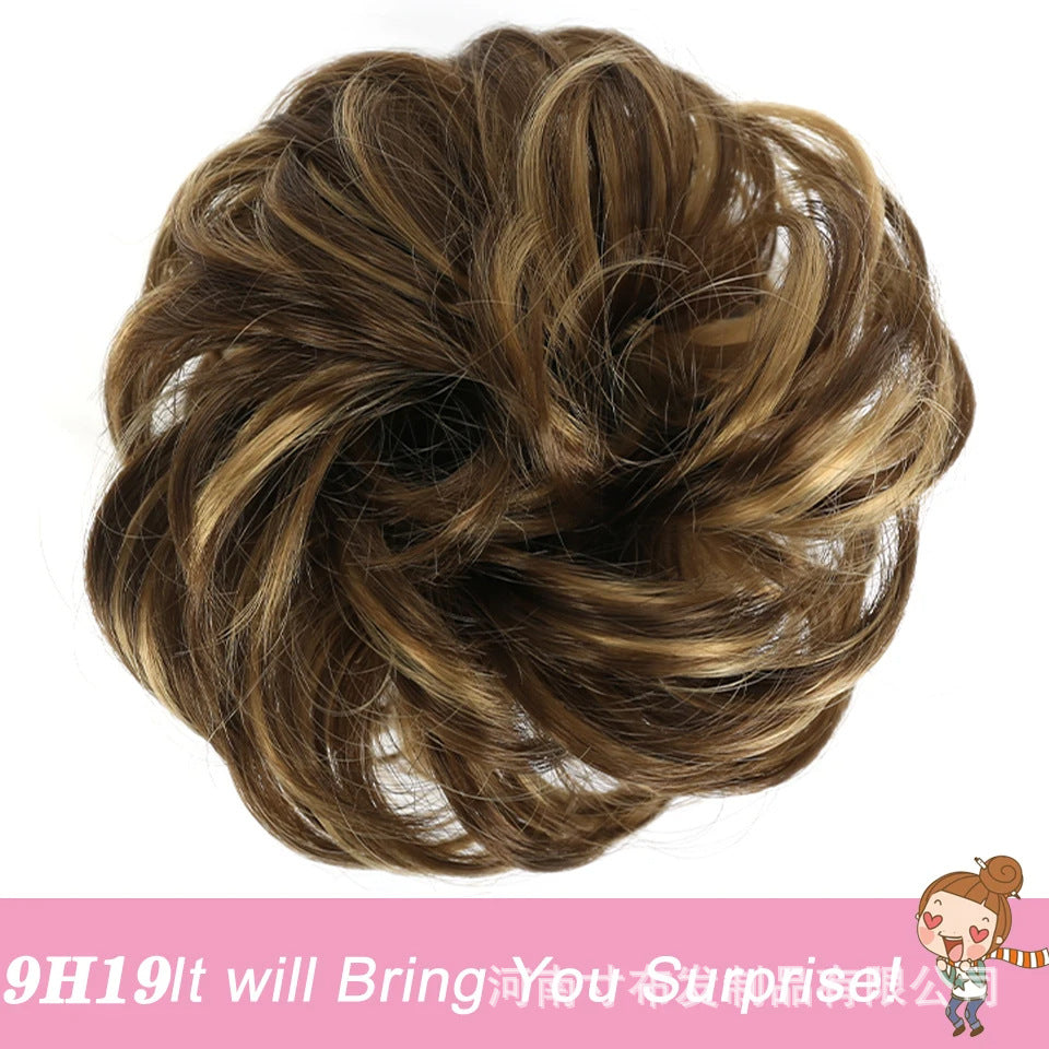 Anneaux de cheveux, fibres chimiques, bourgeons de cheveux