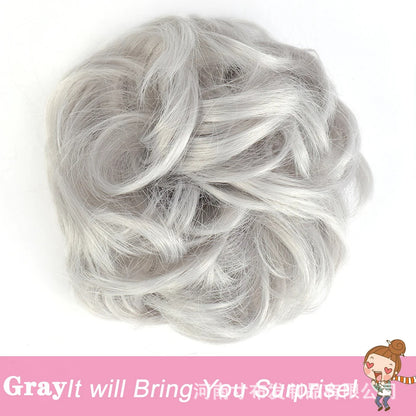 Anneaux de cheveux, fibres chimiques, bourgeons de cheveux