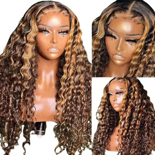 P427 13x6 Water Wave Lace Front Human Hair Wigs Afrotix