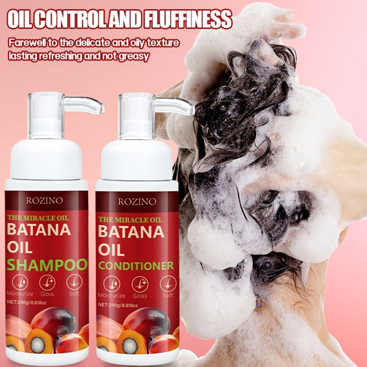 Title: Ensemble shampooing et après-shampoing hydratant automne et hiver à la Batana pour des cheveux nourris et élastiques Afrotix