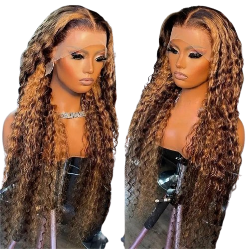 P427 13x6 Water Wave Lace Front Human Hair Wigs Afrotix