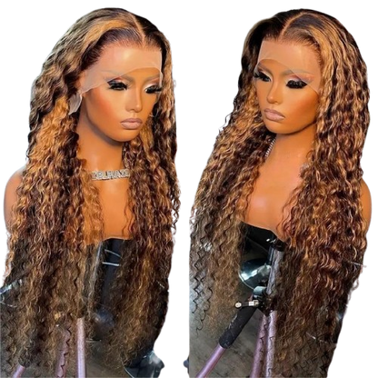 P427 13x6 Water Wave Lace Front Human Hair Wigs Afrotix
