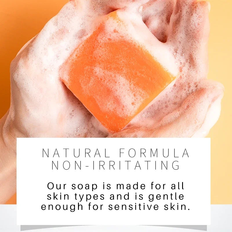 Turmeric Soap Face Cleansing Anti Acne - Afrotix