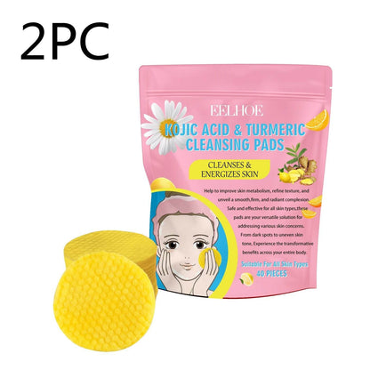 Kojic Acid Turmeric Cleansing Pads Beauty Hot-sale - Afrotix