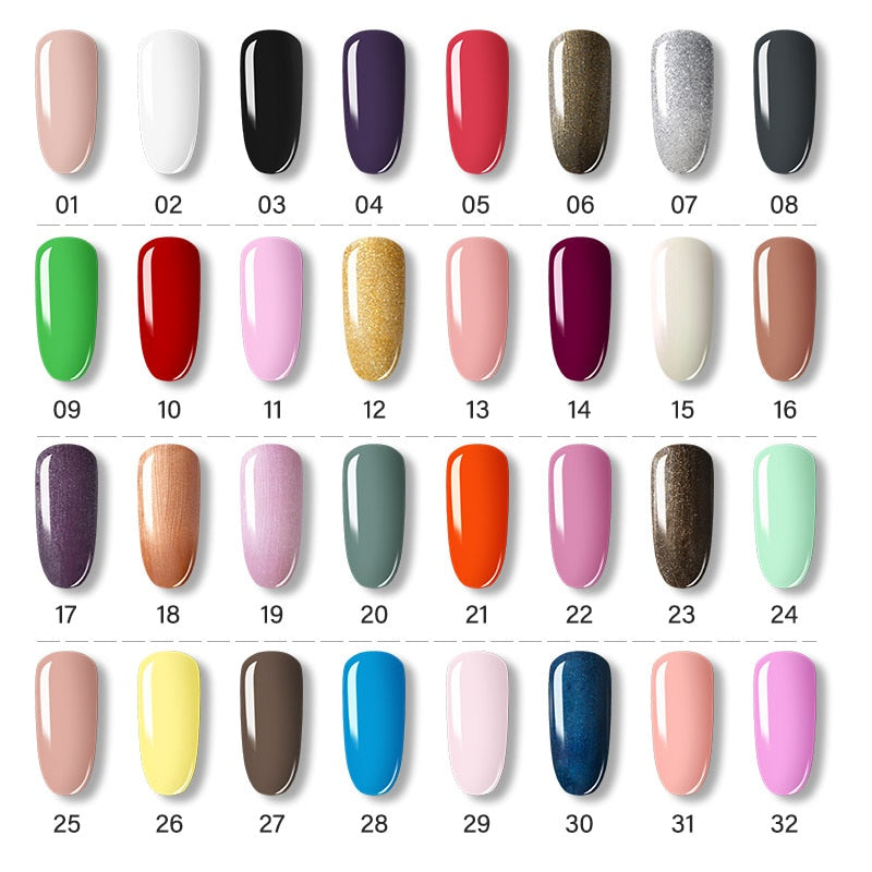 ROSALIND Gel Polish Set Manicure for Nails Semi Permanent Vernis top coat UV LED Gel Varnish Soak Off Nail Art Gel Nail Polish eprolo