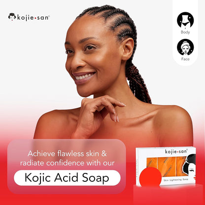 Kojie San Éclairage Savon, 65 g (Lot de 3) Original - Afrotix #