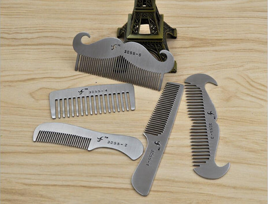Stainless Steel Beard & Hair Combs eprolo