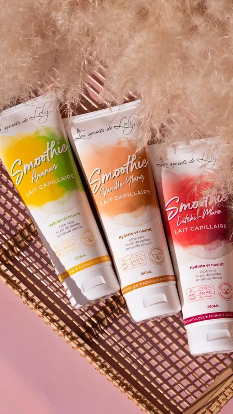 LES SECRETS DE LOLY SMOOTHIE VANILLE YLANG Lait capillaire - 250ml - Afrotix