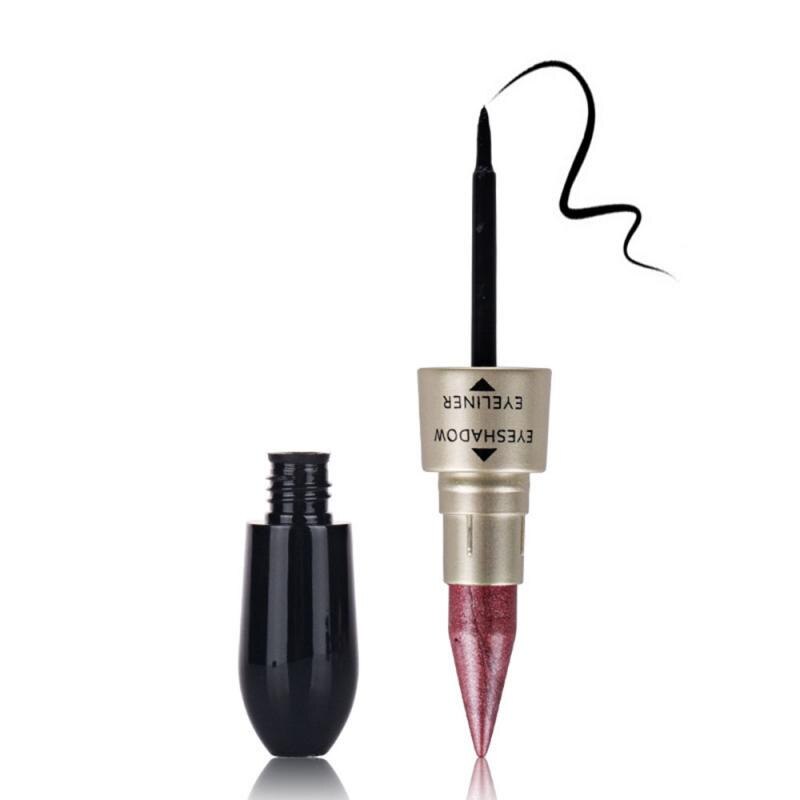 Creative Double-end Eyeshadow Black Eyeliner Pencil Waterproof 6 Colors Pigment Shimmer Glitter Smokey Eye Makeup Tool HOT TSLM2 eprolo
