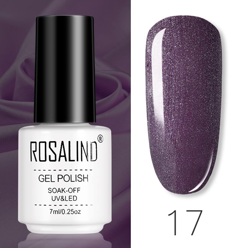 ROSALIND Gel Polish Set Manicure for Nails Semi Permanent Vernis top coat UV LED Gel Varnish Soak Off Nail Art Gel Nail Polish eprolo
