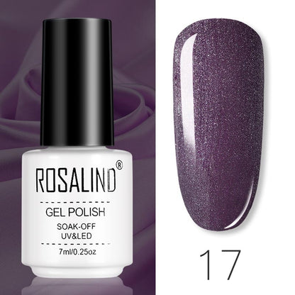 ROSALIND Gel Polish Set Manicure for Nails Semi Permanent Vernis top coat UV LED Gel Varnish Soak Off Nail Art Gel Nail Polish eprolo