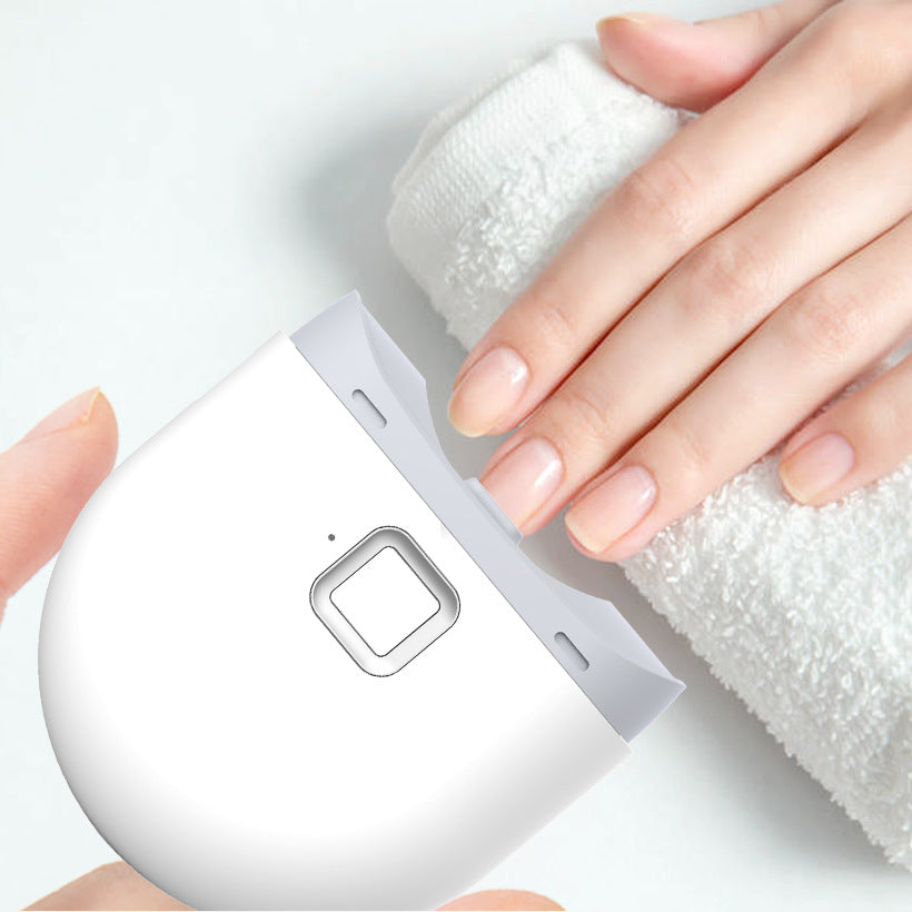 New portable safe nail toe polishing trimmer easy rechargeable recycl use automatic scissors usb electric nail clippers eprolo