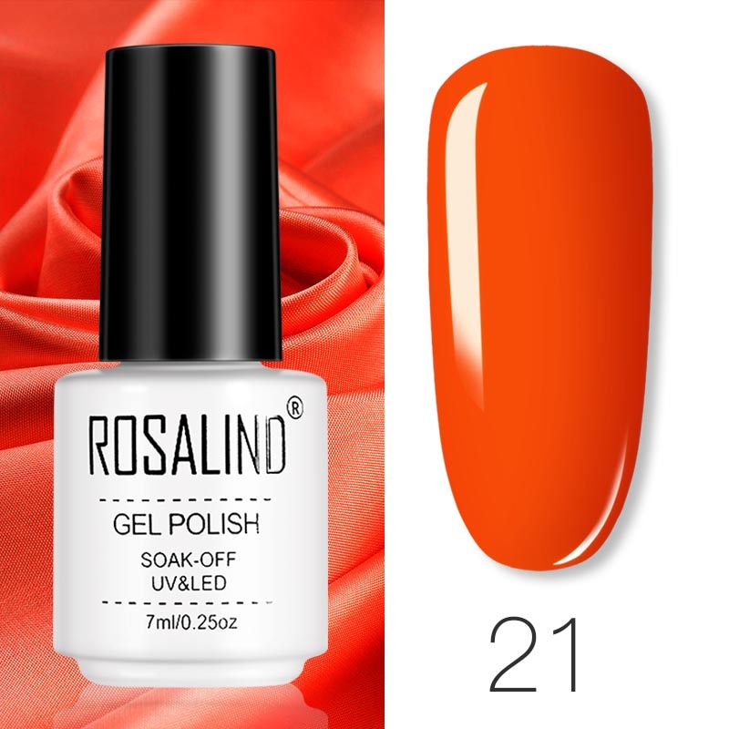 ROSALIND Gel Polish Set Manicure for Nails Semi Permanent Vernis top coat UV LED Gel Varnish Soak Off Nail Art Gel Nail Polish eprolo