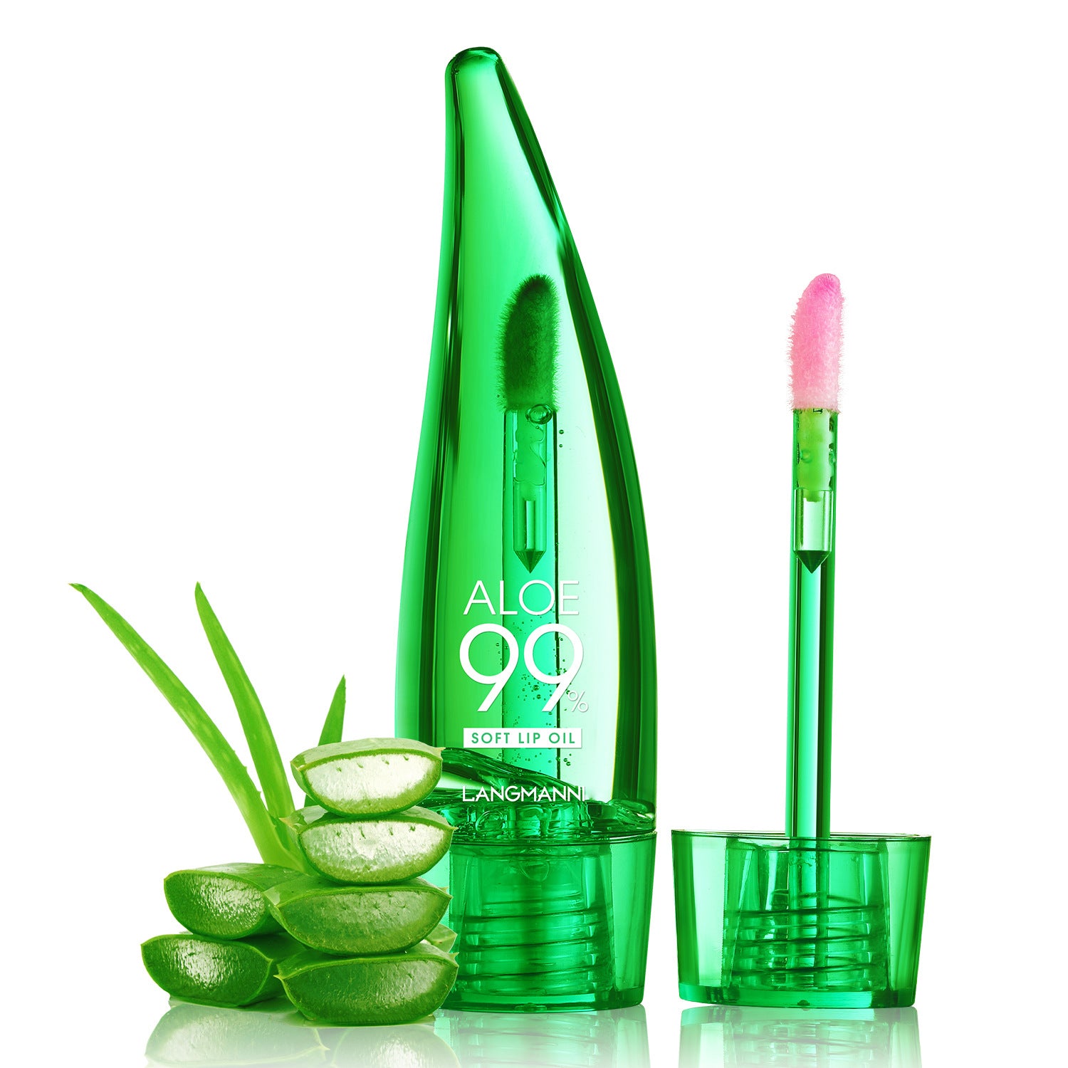 langmannni  Aloe vera lip gloss, temperature-sensitive color-changing lip glaze, moisturizing and protective lipstick, lip oil eprolo