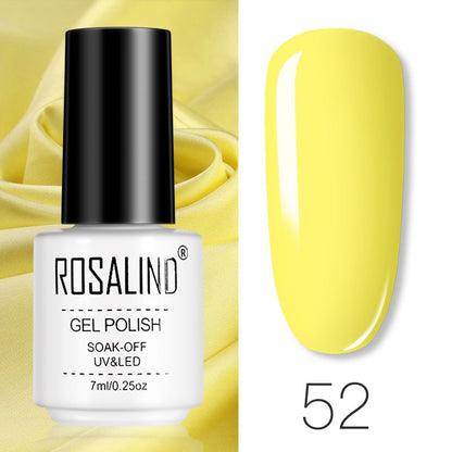 ROSALIND Gel Polish Set Manicure for Nails Semi Permanent Vernis top coat UV LED Gel Varnish Soak Off Nail Art Gel Nail Polish eprolo