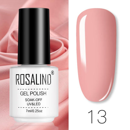 ROSALIND Gel Polish Set Manicure for Nails Semi Permanent Vernis top coat UV LED Gel Varnish Soak Off Nail Art Gel Nail Polish eprolo