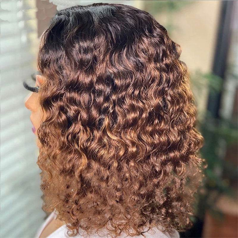 Perruque Femme Européenne et Américaine - Cheveux Courts Bouclés Africains - en Fibre Chimique - Afrotix