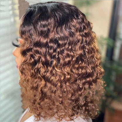 Perruque Femme Européenne et Américaine - Cheveux Courts Bouclés Africains - en Fibre Chimique - Afrotix