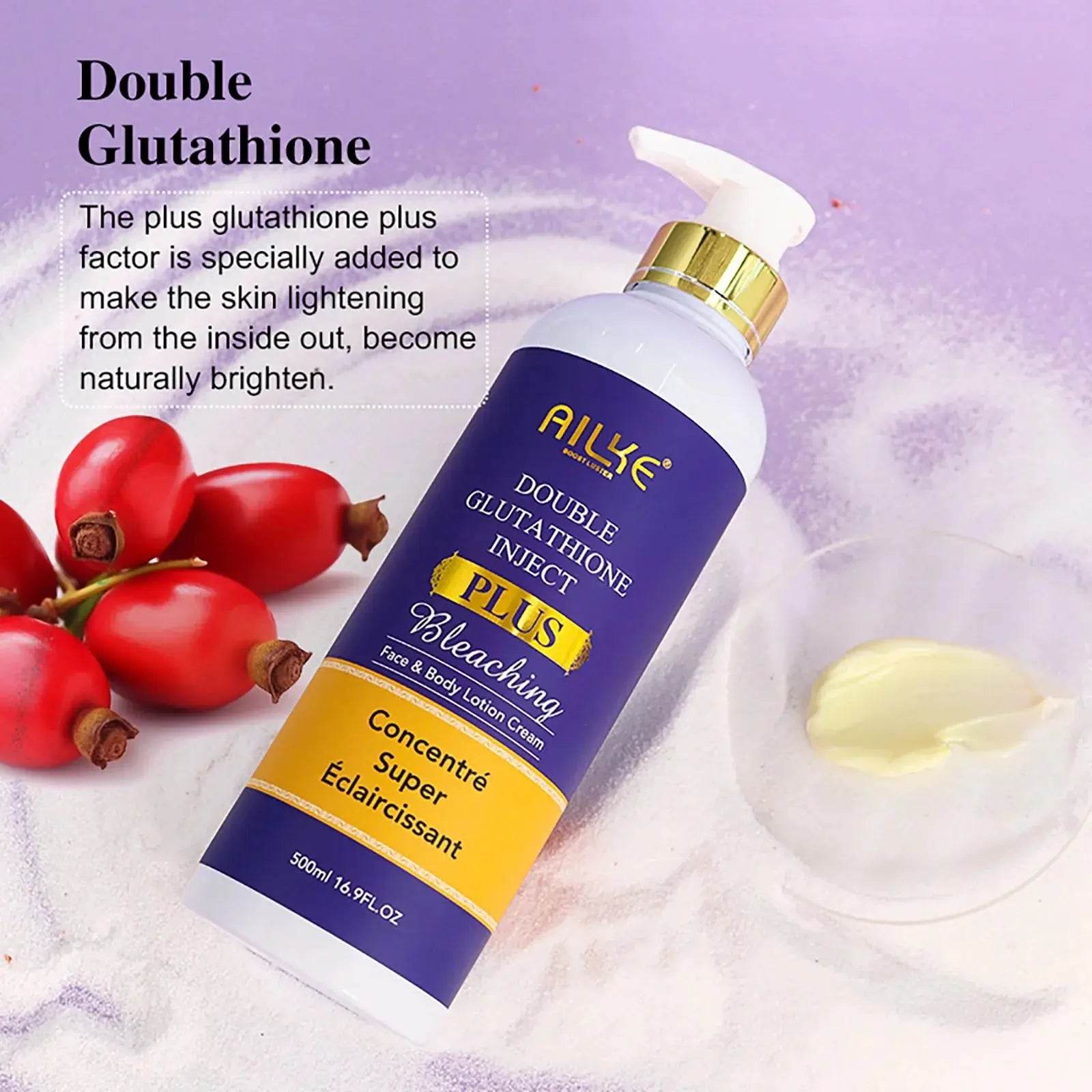 AILKE Glutathione Bleaching Cream, Advanced Lightning Lotion, - Afrotix