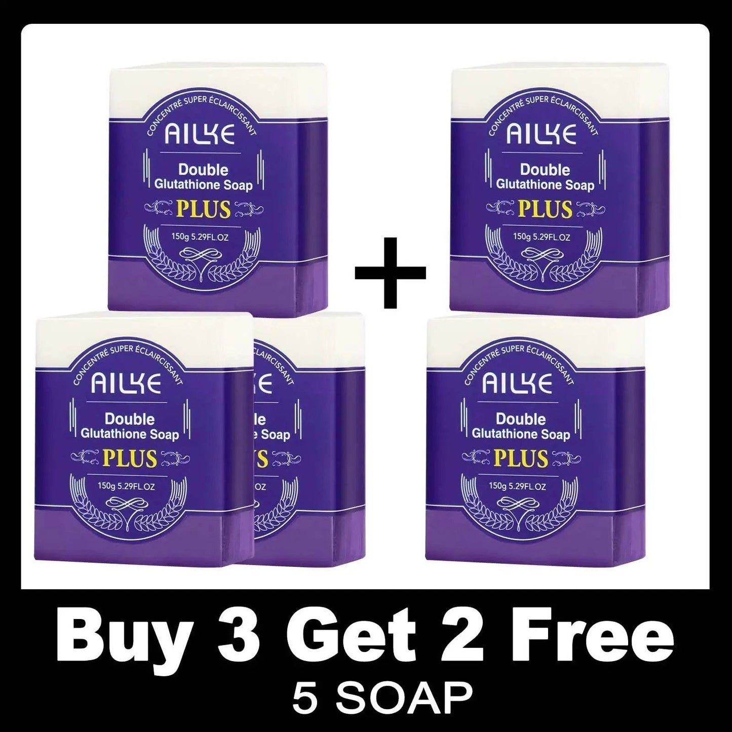 AILKE Glutathione Bleaching Cream, Advanced Lightning Lotion, - Afrotix