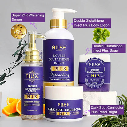AILKE Glutathione Bleaching Cream, Advanced Lightning Lotion, - Afrotix