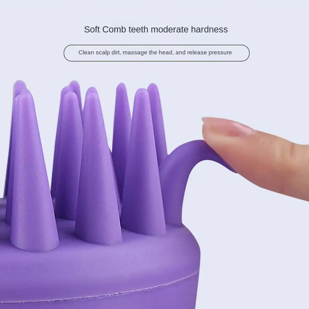 Portable Long Tooth Shampoo Brush Handheld Round Soft Scalp Massage Brush Bath Massage Brush Hair Shower Brush Comb Hair Care eprolo