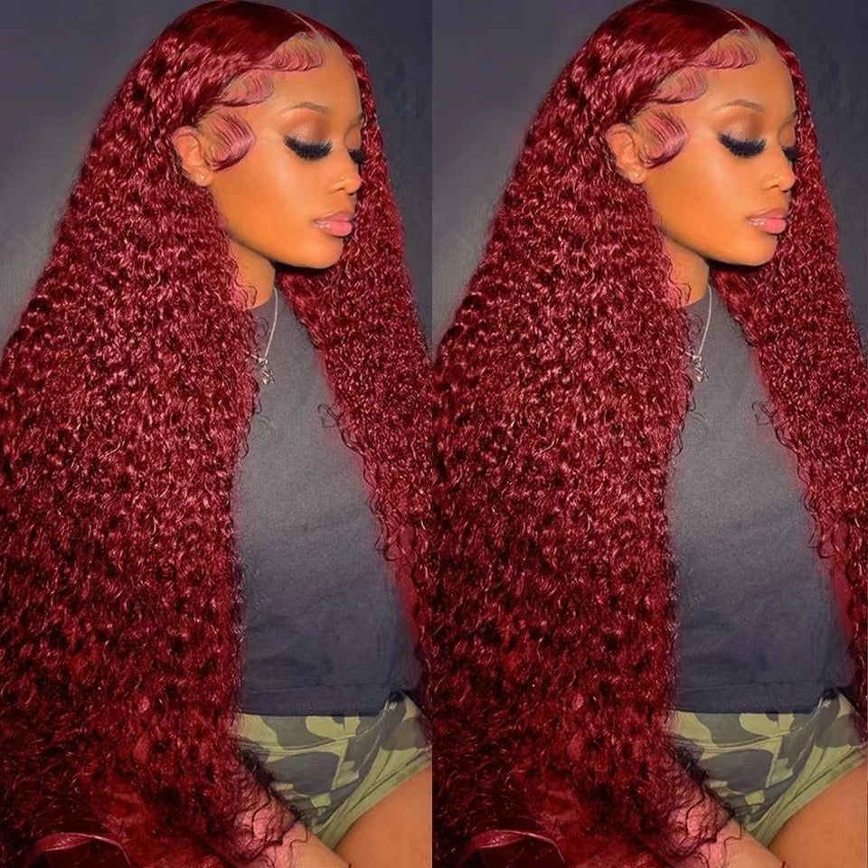 Front lace wig 13x4lace front wigs human hair wig women's long hair full head cover eprolo