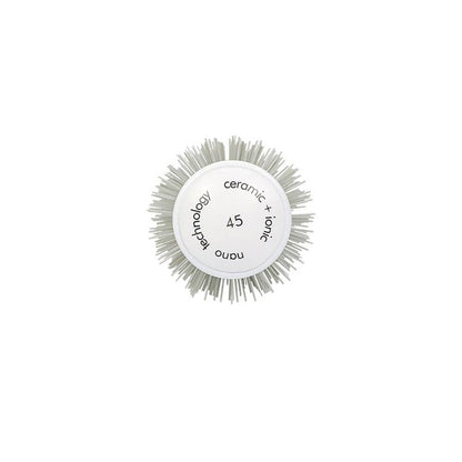 Brosse à Cheveux Professionnelle Ronde Bleue – Brosse Céramique Ionique pour Coiffure Salon - Afrotix