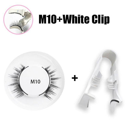 Magnetic false eyelashes set one pair magnetic false eyelashes natural thick and long false eyelashes quantum eyelashes - Afrotix