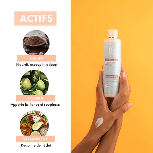 Masque capillaire nutrition au Cacao et Jojoba 250ml - Afrotix #