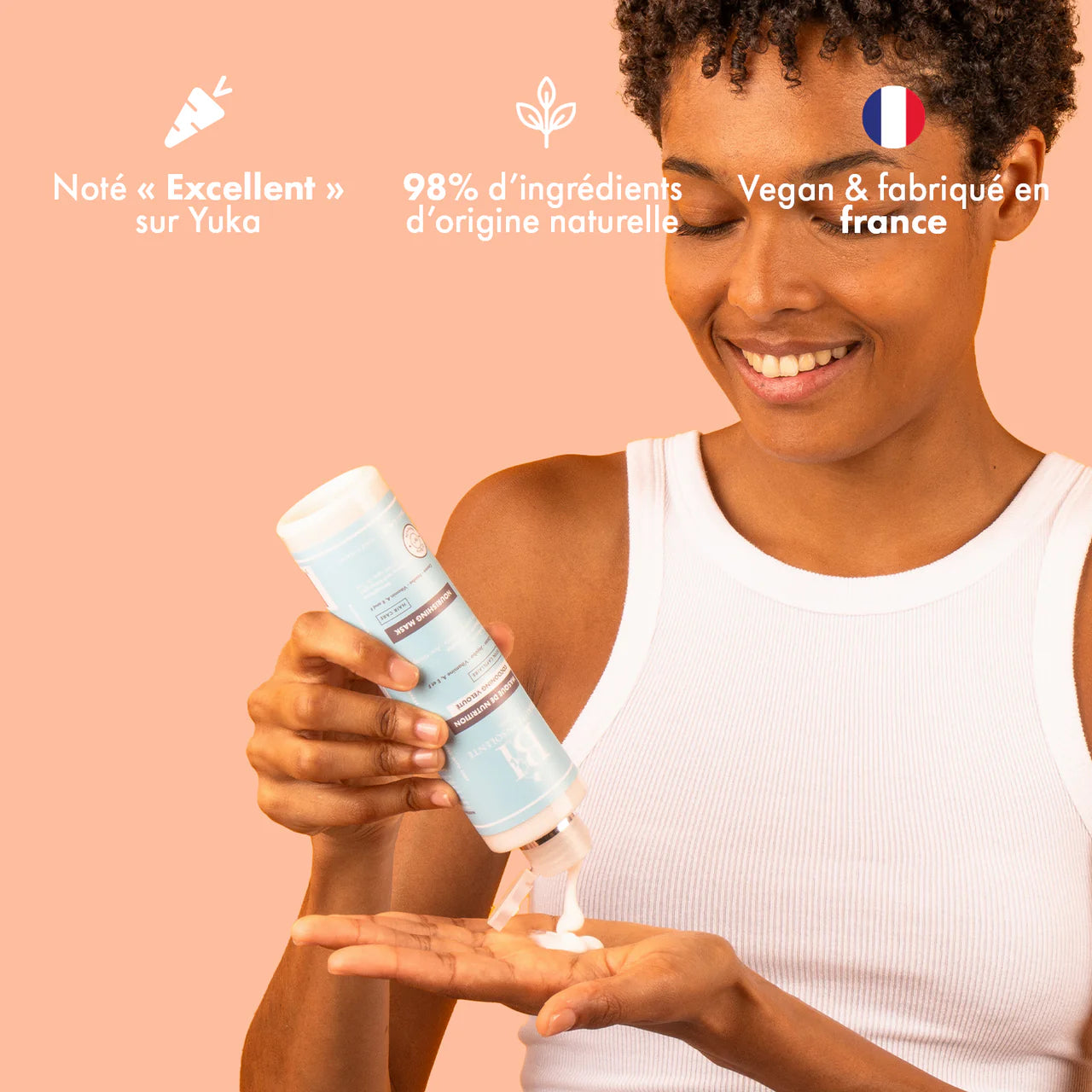 Masque capillaire nutrition au Cacao et Jojoba 250ml - Afrotix #