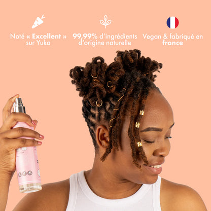 Brume capillaire apaisante et hydratante 250ml 99,9% d'origine naturelle Beauté Insolente