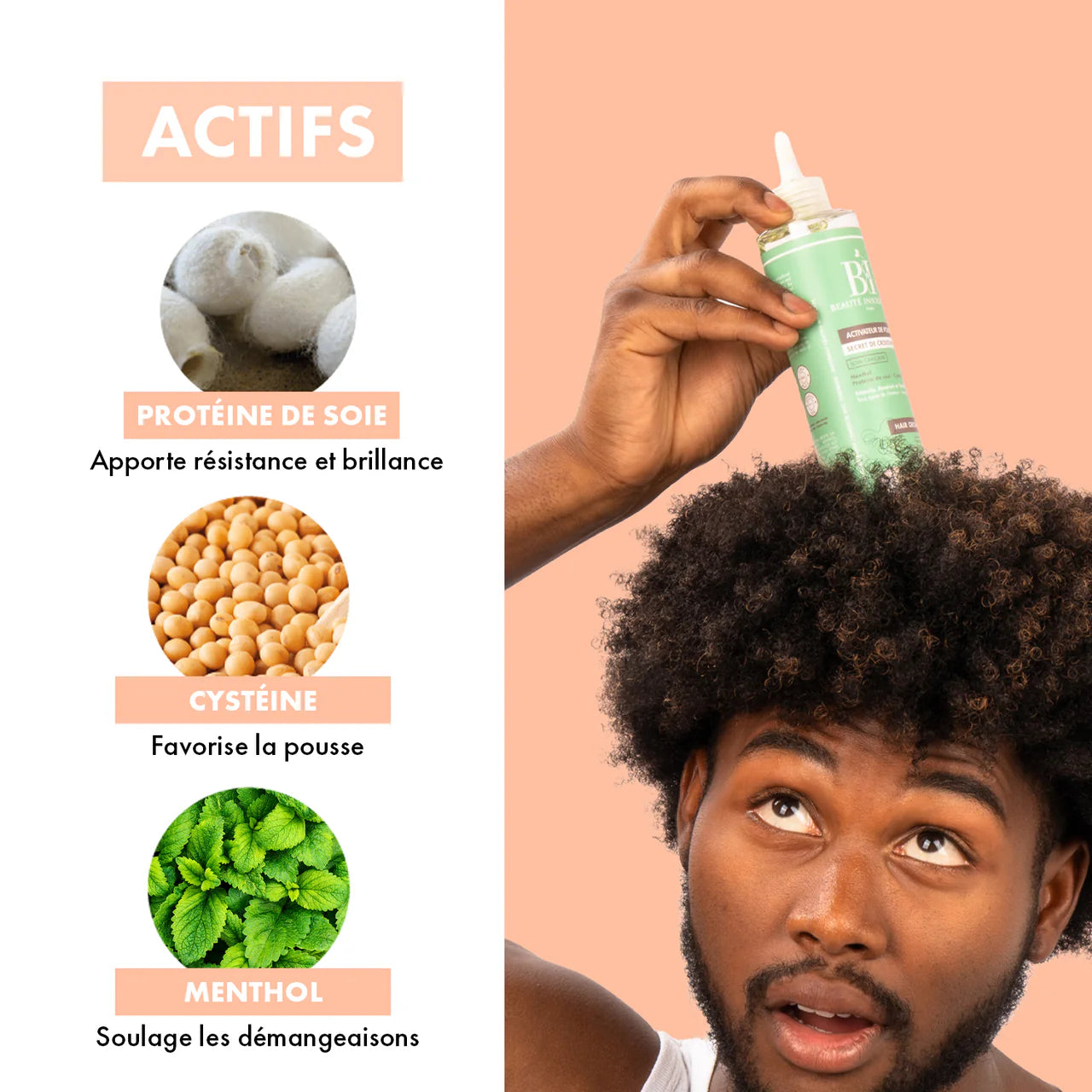ACTIVATEUR DE POUSSE 250ML I 99,9% d'origine naturelle Beauté Insolente