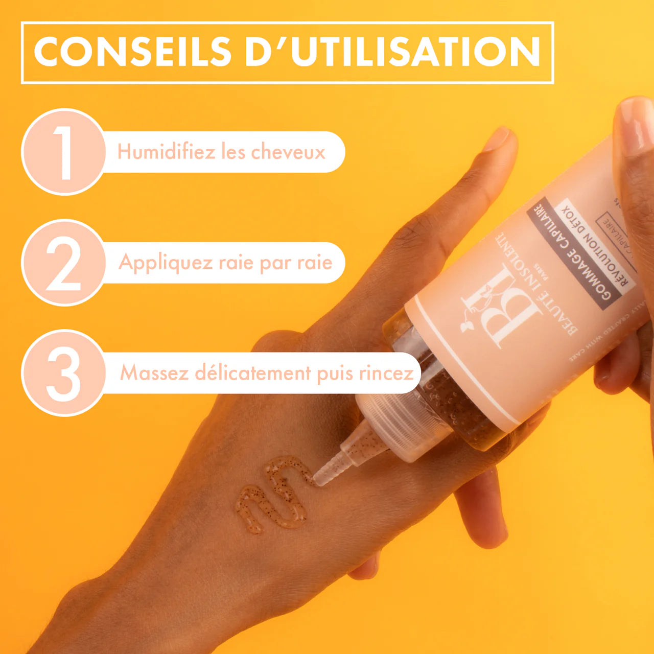 Gommage capillaire détox aux noyaux d'Abricots 250ml - Afrotix #