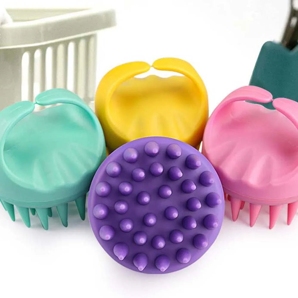 Portable Long Tooth Shampoo Brush Handheld Round Soft Scalp Massage Brush Bath Massage Brush Hair Shower Brush Comb Hair Care eprolo