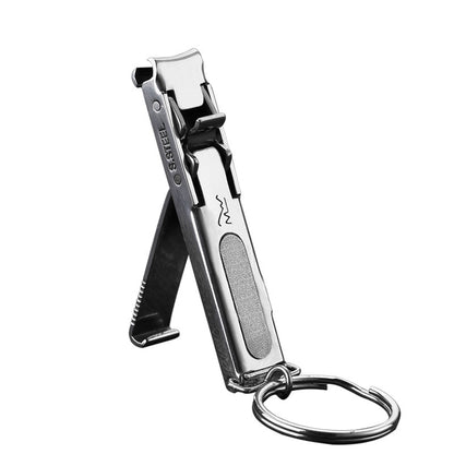 1PC Foldable 0.5cm Ultra-thin Portable Stainless Steel Nail Toe Cutter Trimmer Scissor Manicure Pedicure Tool Fingernail Clipper eprolo