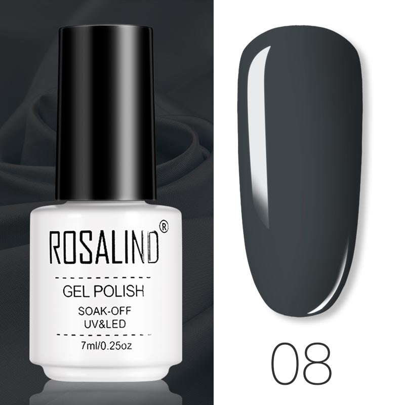 ROSALIND Gel Polish Set Manicure for Nails Semi Permanent Vernis top coat UV LED Gel Varnish Soak Off Nail Art Gel Nail Polish eprolo
