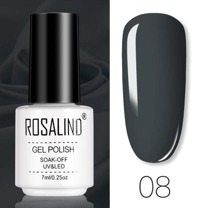 ROSALIND Gel Polish Set Manicure for Nails Semi Permanent Vernis top coat UV LED Gel Varnish Soak Off Nail Art Gel Nail Polish eprolo