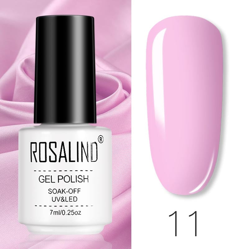ROSALIND Gel Polish Set Manicure for Nails Semi Permanent Vernis top coat UV LED Gel Varnish Soak Off Nail Art Gel Nail Polish eprolo