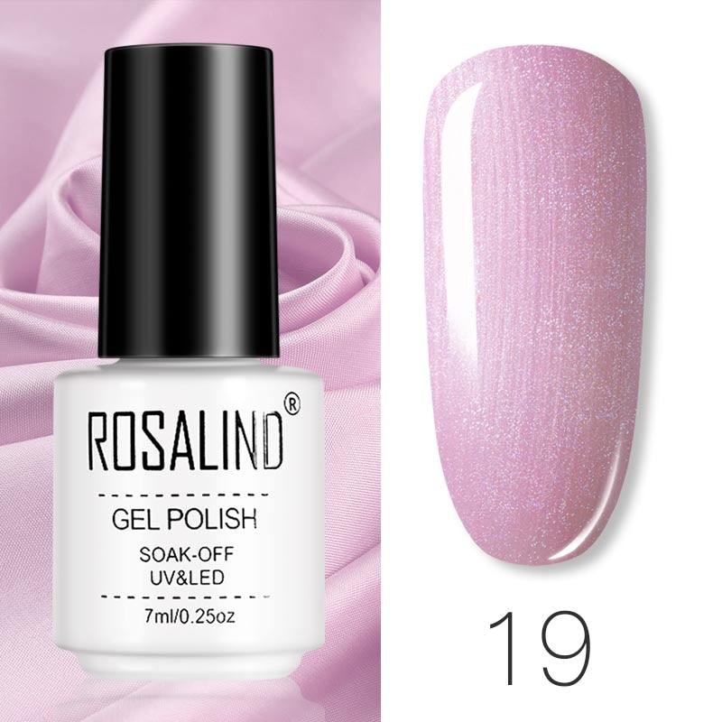ROSALIND Gel Polish Set Manicure for Nails Semi Permanent Vernis top coat UV LED Gel Varnish Soak Off Nail Art Gel Nail Polish eprolo
