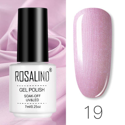 ROSALIND Gel Polish Set Manicure for Nails Semi Permanent Vernis top coat UV LED Gel Varnish Soak Off Nail Art Gel Nail Polish eprolo